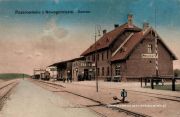 Dworzec kolejowy ok. 1910 r.